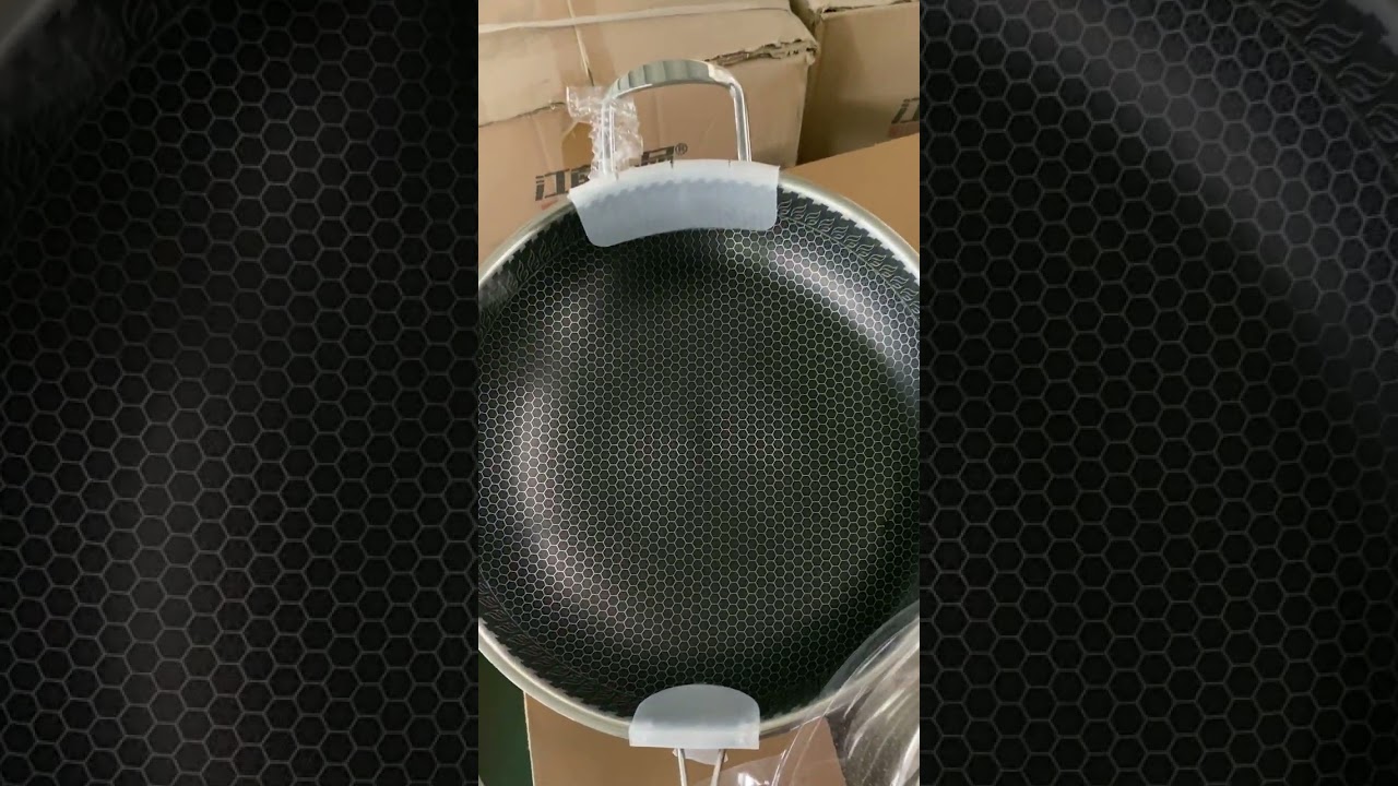 Honeycomb frying pan | Is the uncoated physical non stick pan easy to use or not?