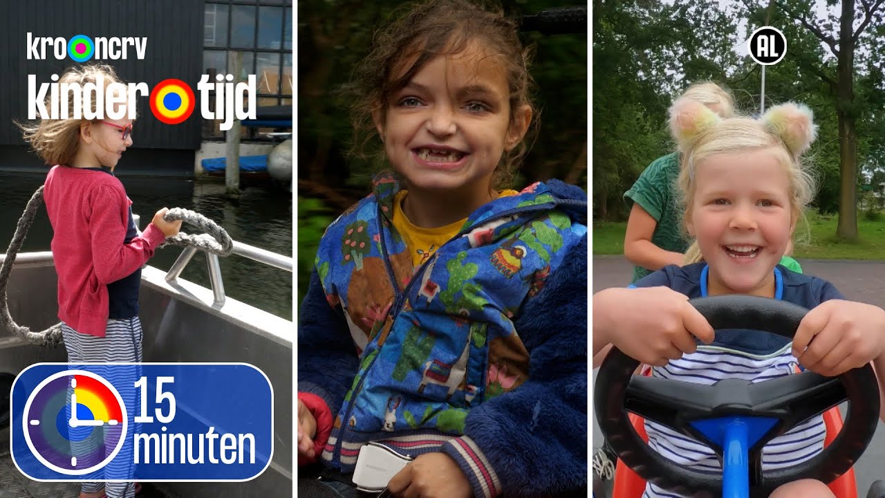 TOP 3: Mijn weg naar school (Nederland) met: Yara, Lieve en Noor | 15 minuten | Kindertijd KRO-NCRV