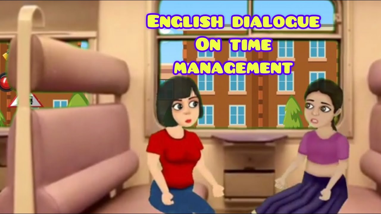 English dialogue on time management |