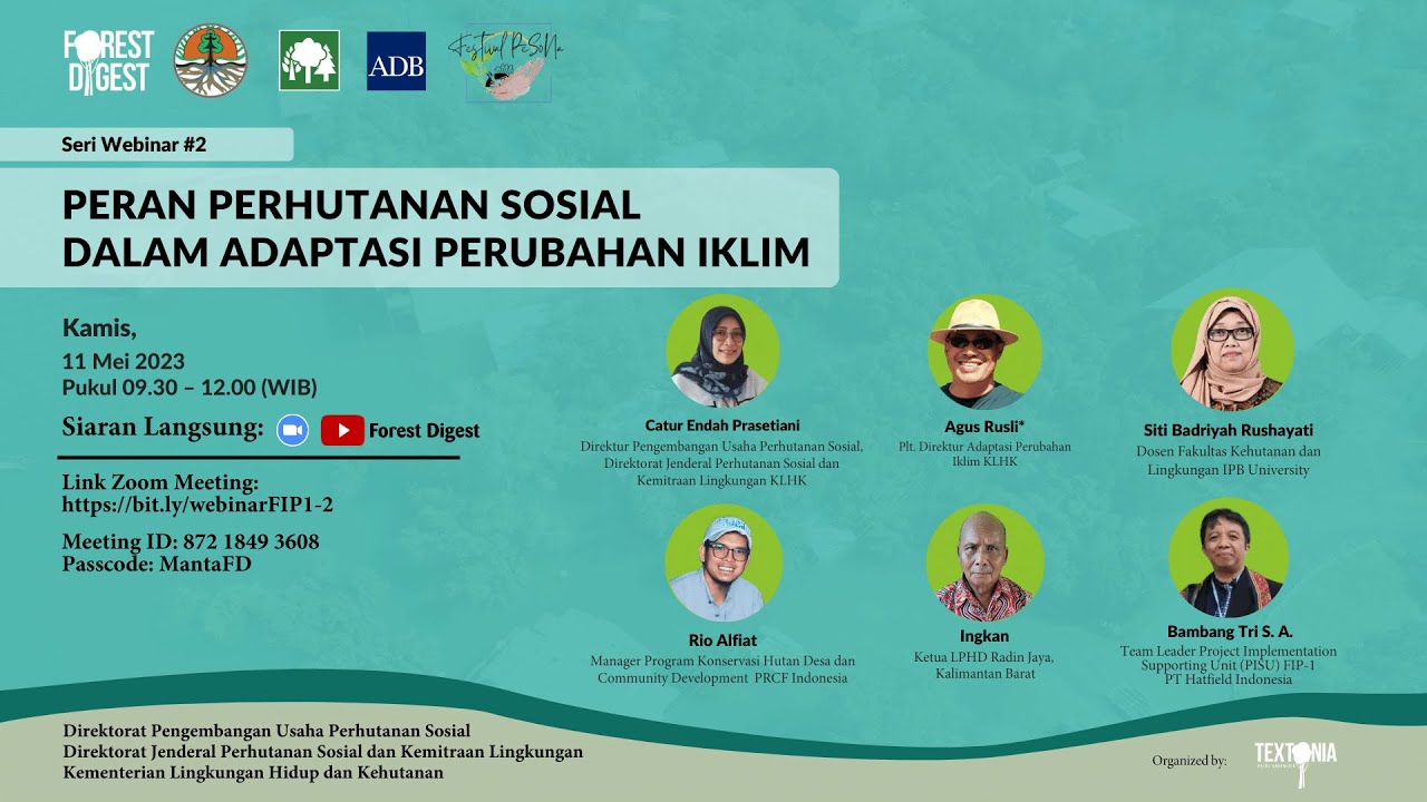 Peran Perhutanan Sosial dalam Adaptasi Perubahan Iklim