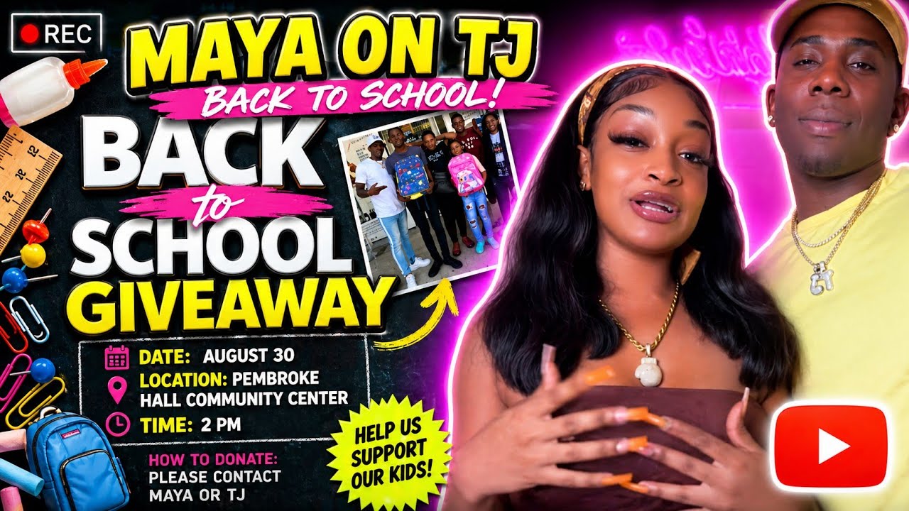 Living in jamaica 🇯🇲-Moya & Tj Back to School Giveaway!! @MoyaSlays_