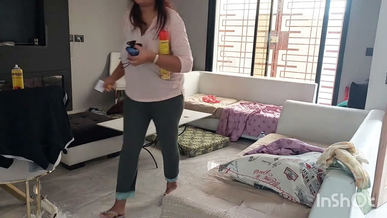 كيفاش تنجم تضعاف بلاش رجيم🌸تنضيف عميق لبيت الجلوس