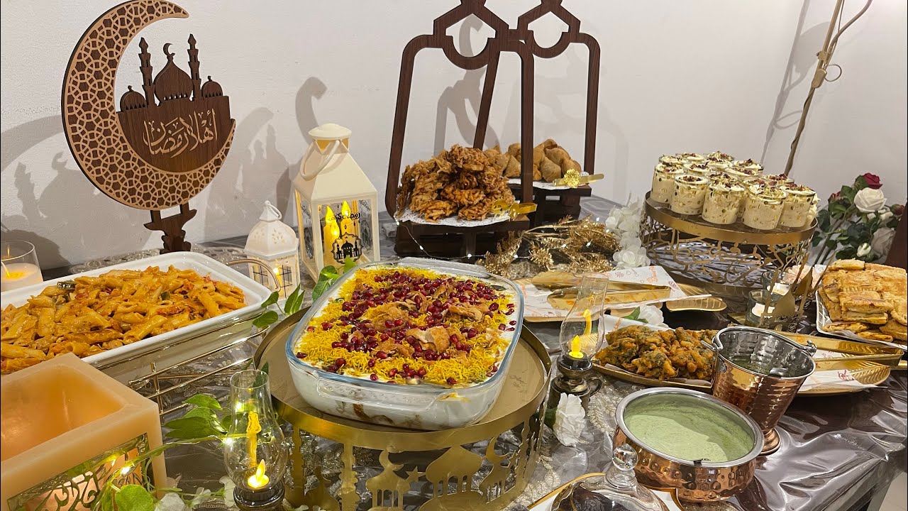 How To Set Iftar Dinner Table | Iftar Dinner Table Arrangements | Buffet Table Setup For Iftar Party