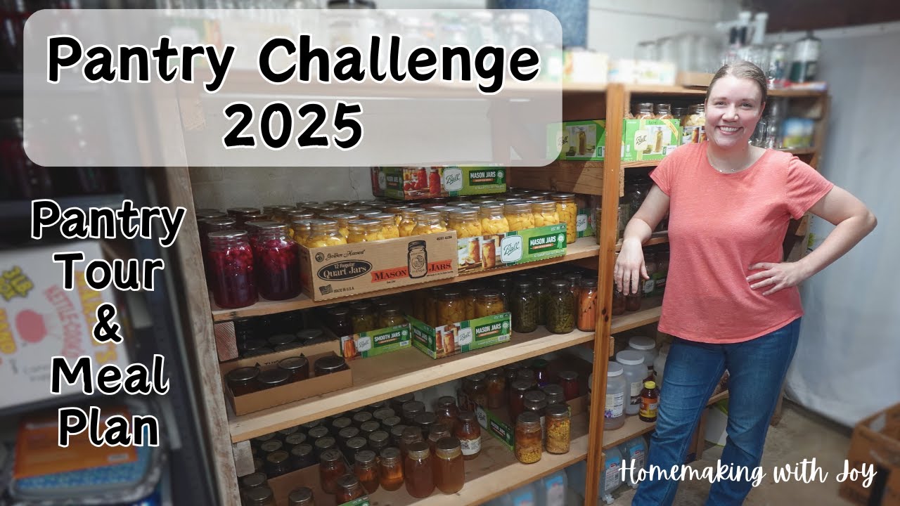 PANTRY CHALLENGE 2025 • pantry tour • preparations for the #threeriverschallenge
