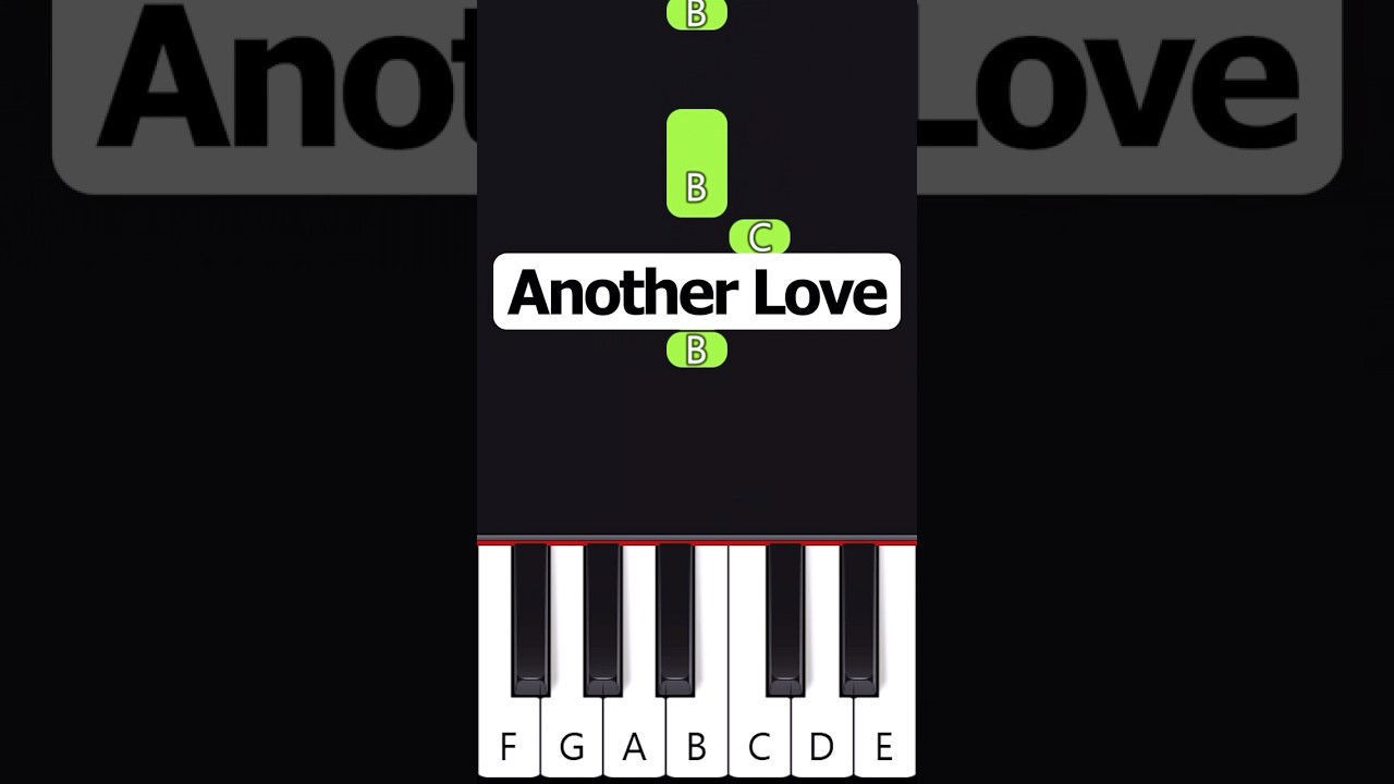 Another Love | EASY Piano Tutorial
