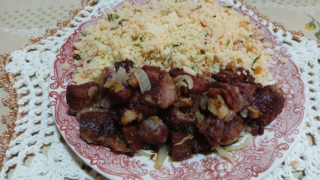 Farofa D'Água com Jabá Frita