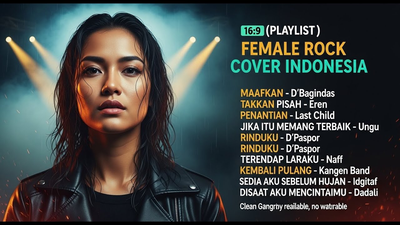 Female Cewek 10 Lagu Sedih ROCK VERSION Indo