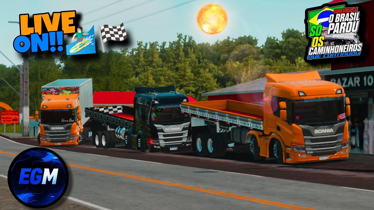 🔴LIVE ON🔴 GLOBAL TRUCK ONLINE - JOGANDO COM INSCRITOS - 💙VENHA PRA LIVE JOGAR!!!💙