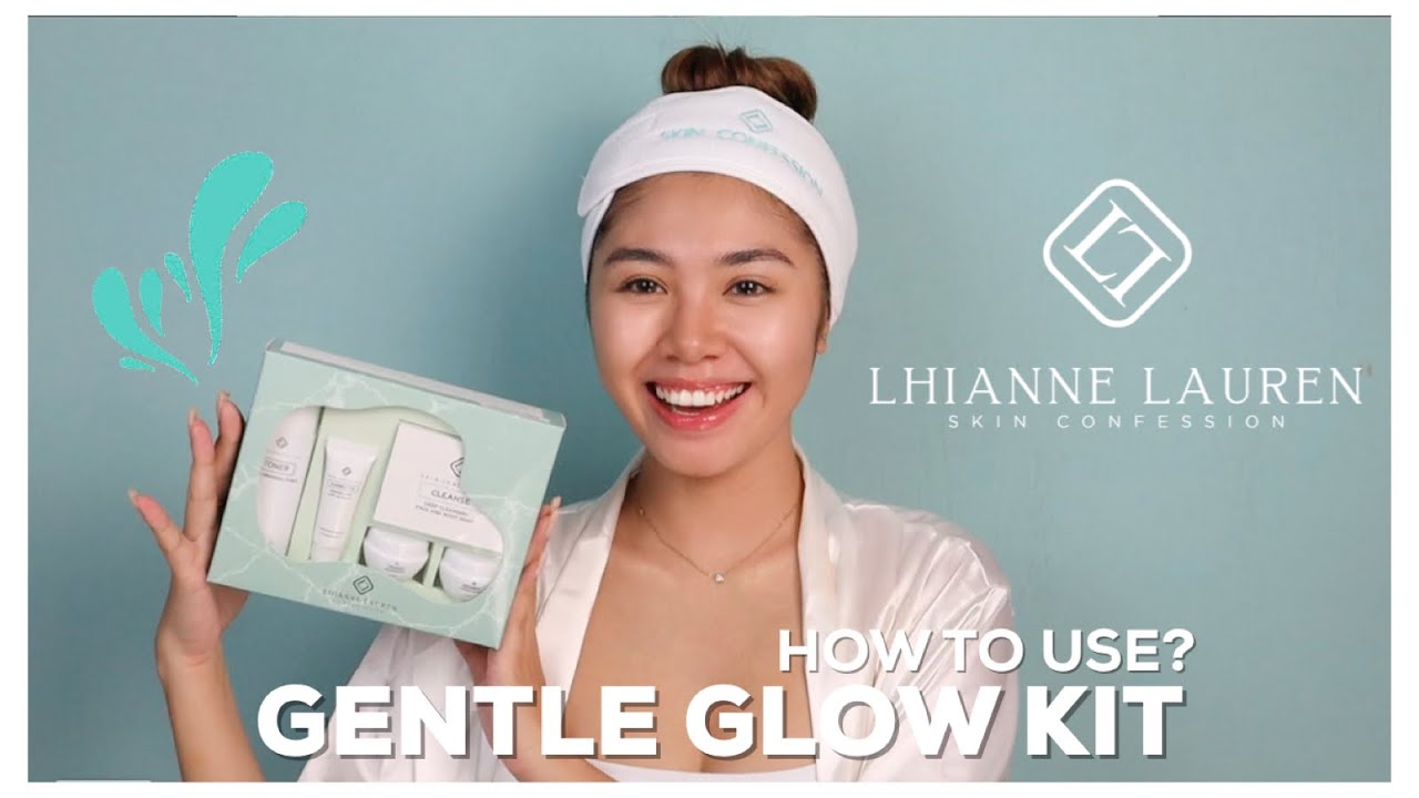 GLASS SKIN ACHIEVED with SKIN CONFESSION;HOW TO USE THE GENTLE GLOW KIT! NO STING by Lhianne Lauren