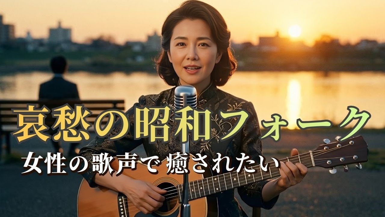 【癒し 女性ボーカル】 哀愁ただよう 昭和フォーク・バラード『山吹の咲く散歩道』｜昭和50年代サウンド