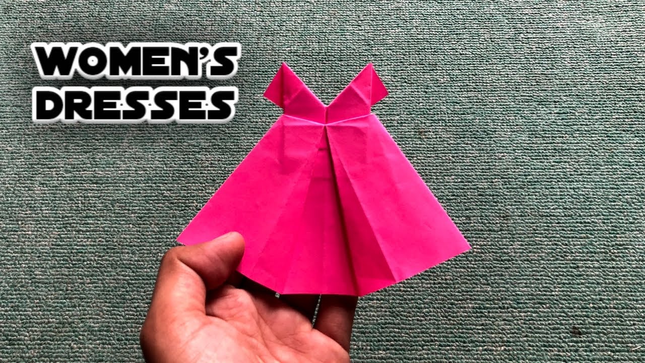 Cara membuat origami gaun - Tsubaku Channel
