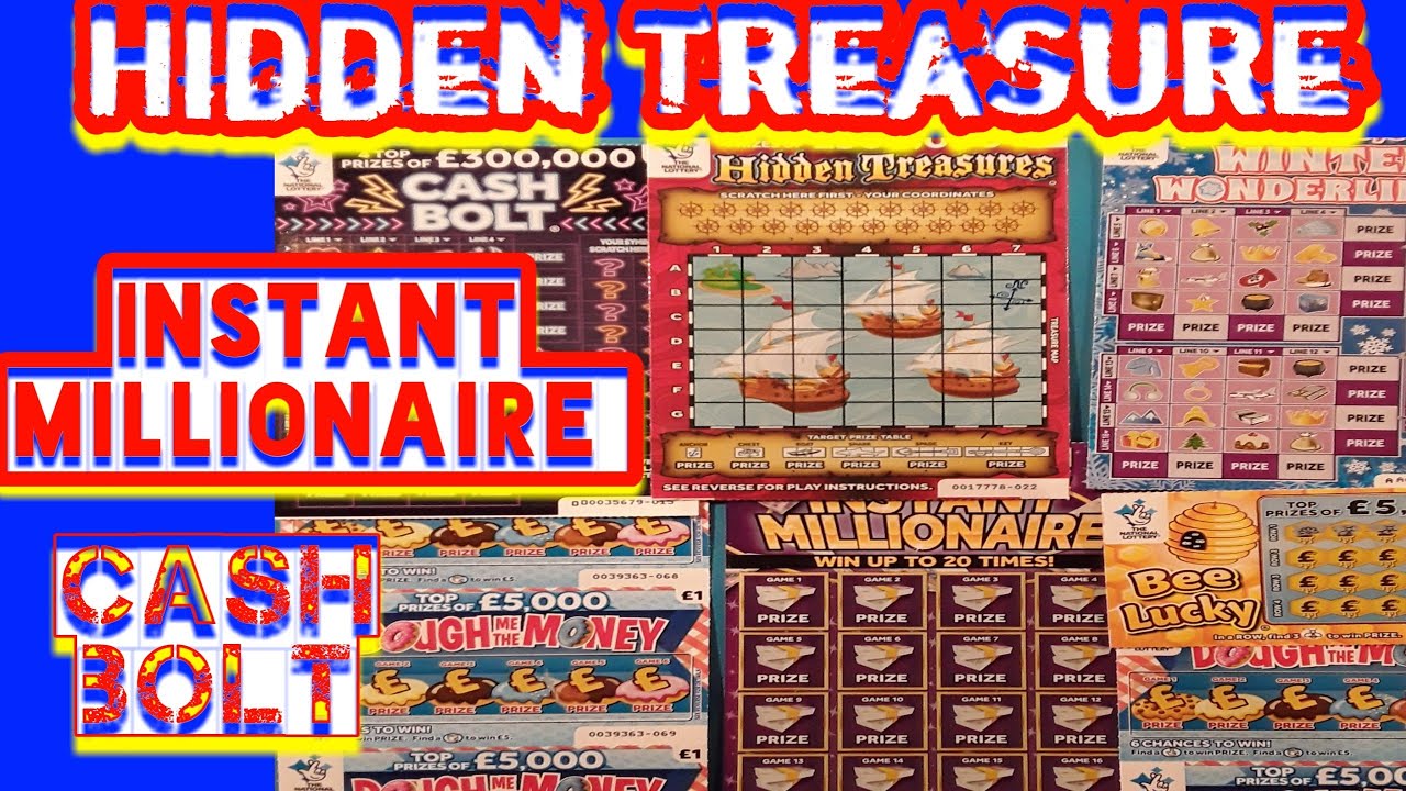 💥Scratchcard💥Crazy💥.SCRABBLE..Dough Money.HIDDEN TREASURE.Instant Millionaire..Cash Bolt.B-Lucky.