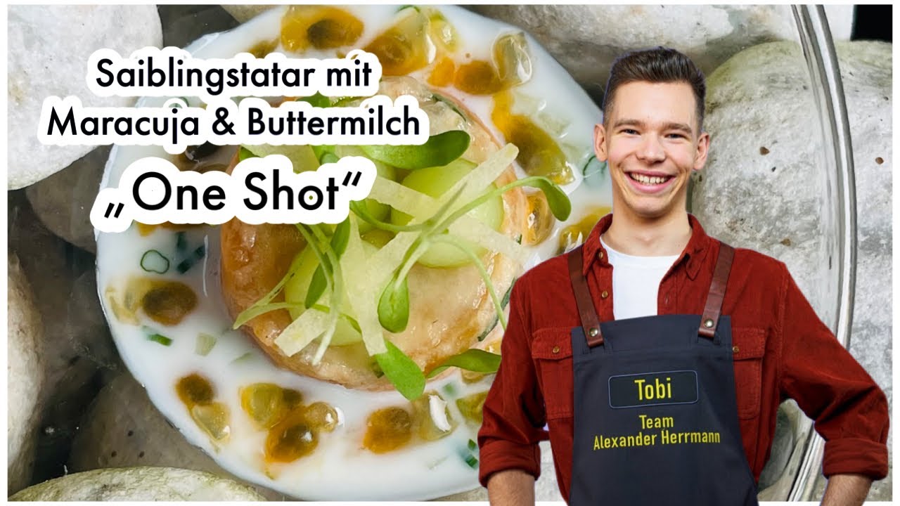 Belebendes Saiblingstatar mit Maracuja, Gurke & Buttermilch - Tobi The Taste
