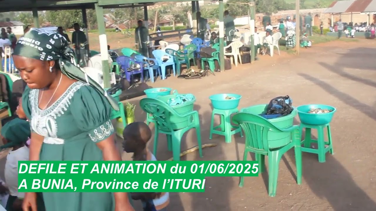 DEFILE ET ANIMATION du 01/06/2025A BUNIA, Province de l’ITURI