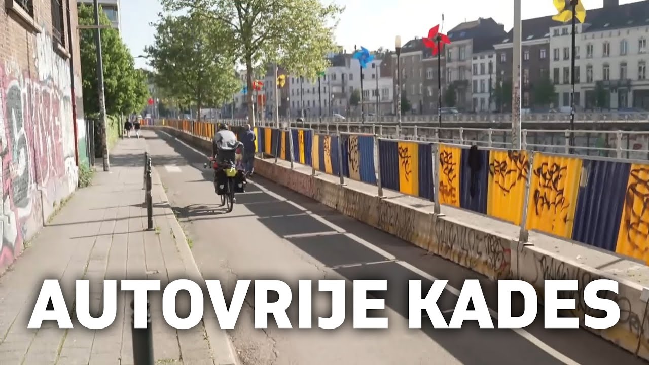 Buurtbewoners pleiten voor blijvend autovrije Henegouwenkaai | BRUZZ
