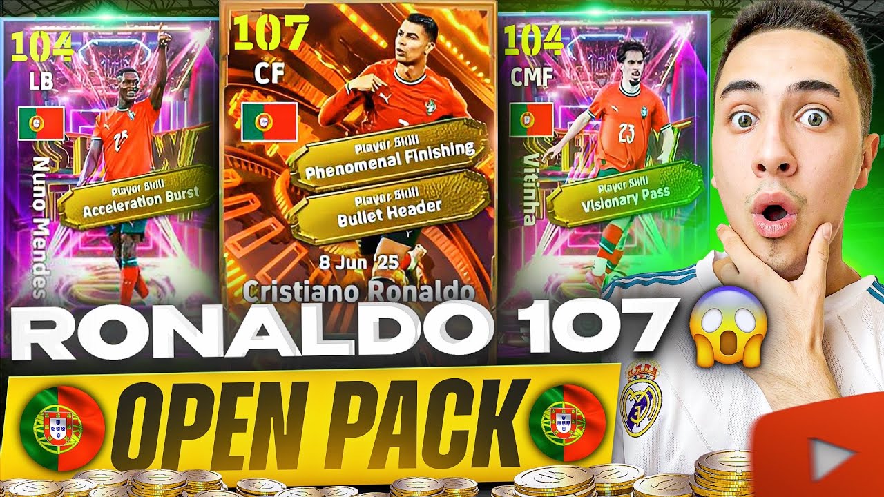 🇵🇹CRISTIANO RONALDO 107😱 BIG TIME OPEN PACK