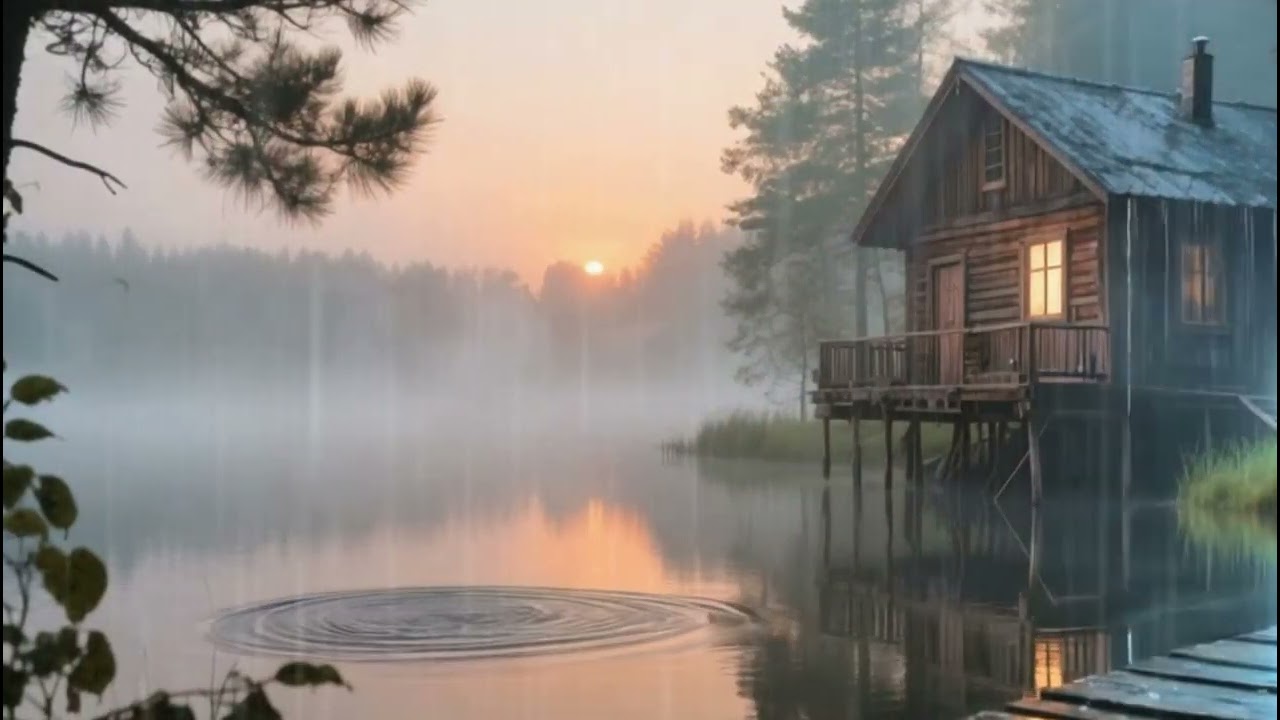 Calm in the Downpour Healing Through Rain Sounds - ASMR Relaxasi Sound Rain