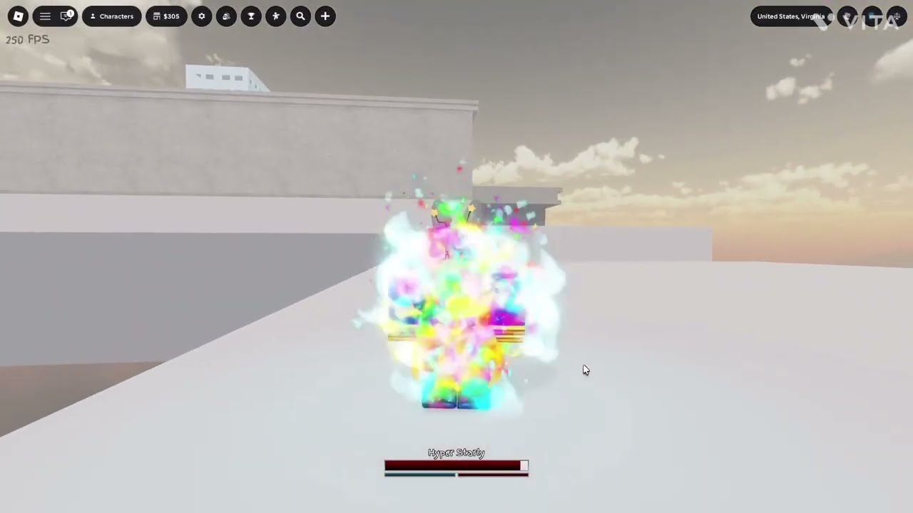 Hyper Starly (Sonic) VFX Test [JJS SKILLBUILDER]