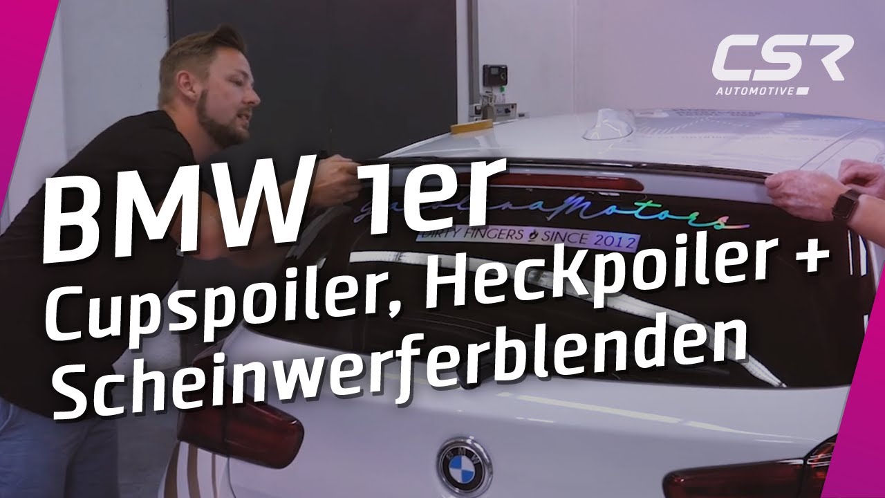 Frontspoiler, Heckspoiler und Scheinwerferblenden für BMW 1er F20 / F21
