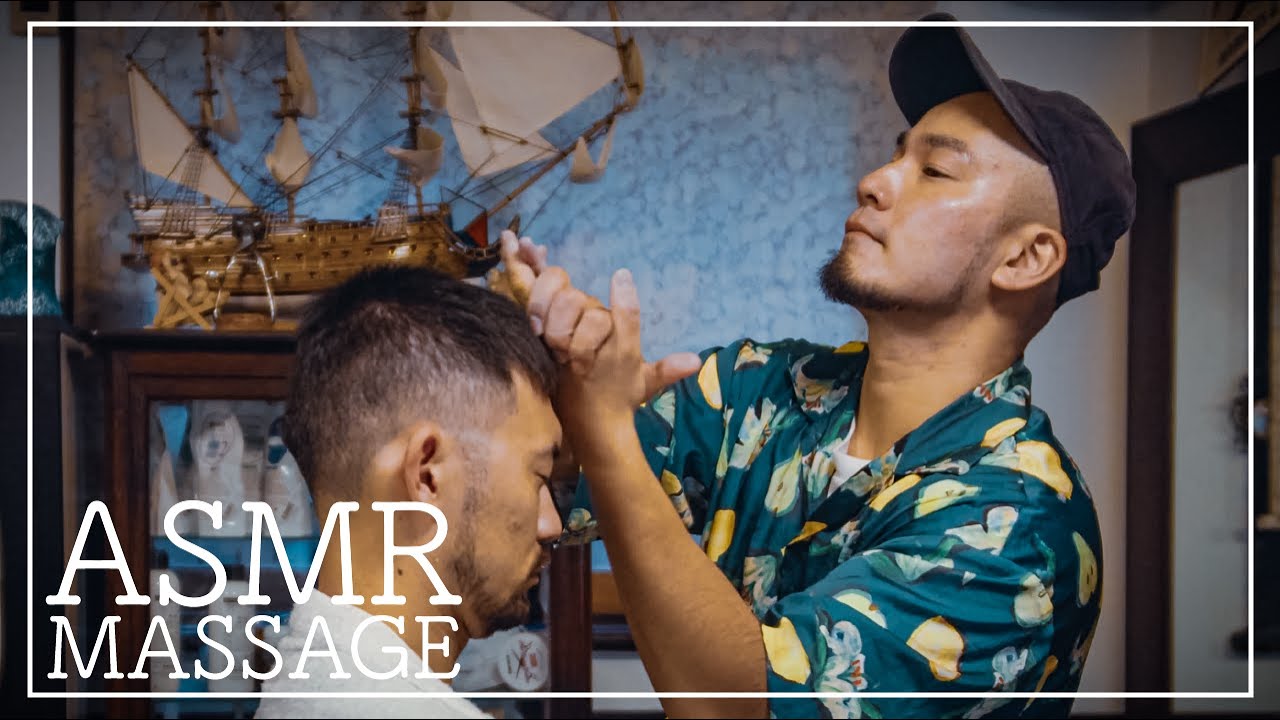 【Парикмахер Ямагути】ASMR／MASSAGE_5 | Самый удивительный парикмахер