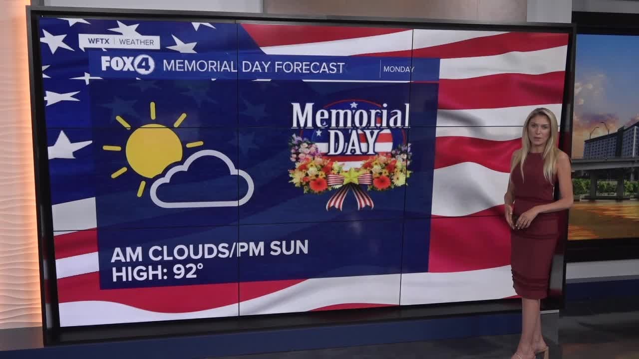FORECAST: Dry and sunny for Memorial Day