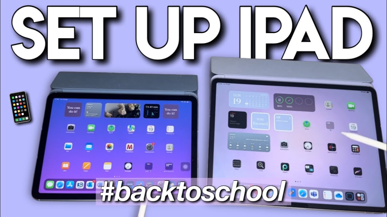 SET UP IPAD BACK TO SCHOOL🌷💻// sistemiamo appunti, app