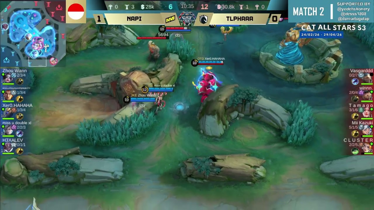 NAPI VS TLPHAAA M2 #CAT