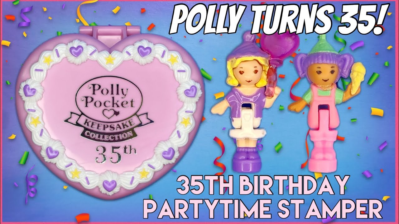 2024 Polly Pocket | 35th Birthday Partytime Stamper | New Polly Pocket