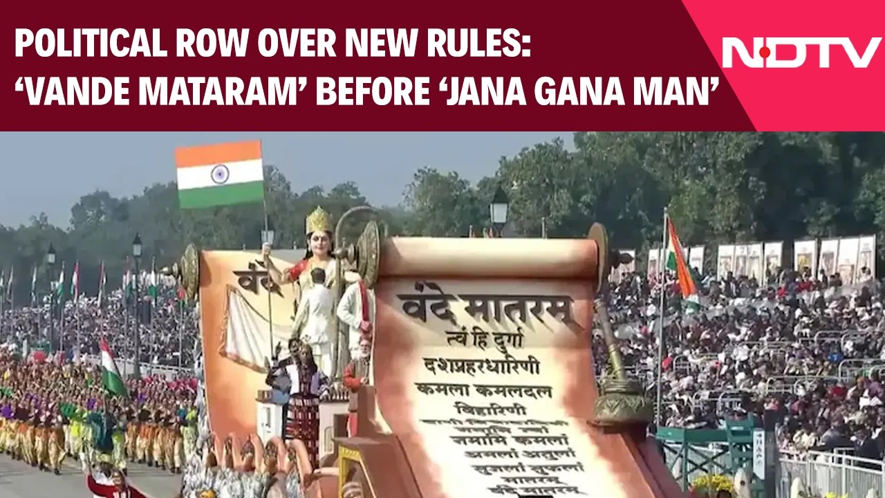 Vande Mataram Row | Vande Mataram To Be Played Before National Anthem, Rules Trigger Political Row