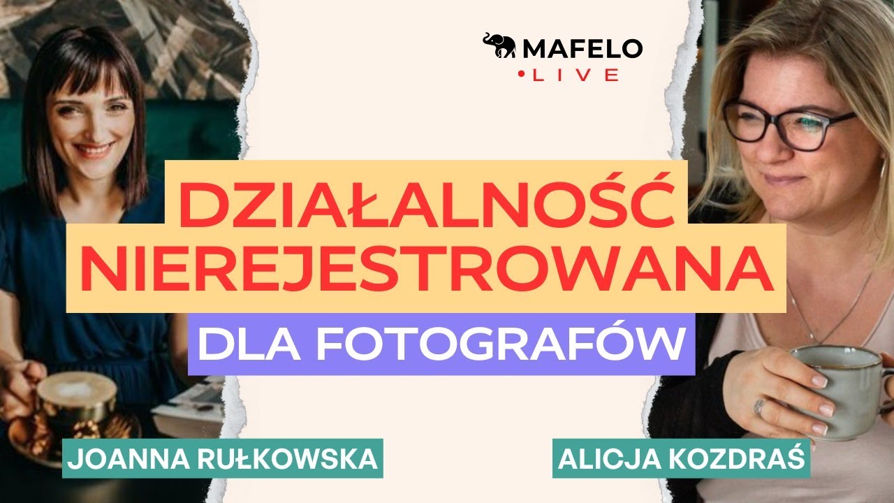 Działalność nierejestrowana dla fotografów | Wywiad z Joanną Rułkowską