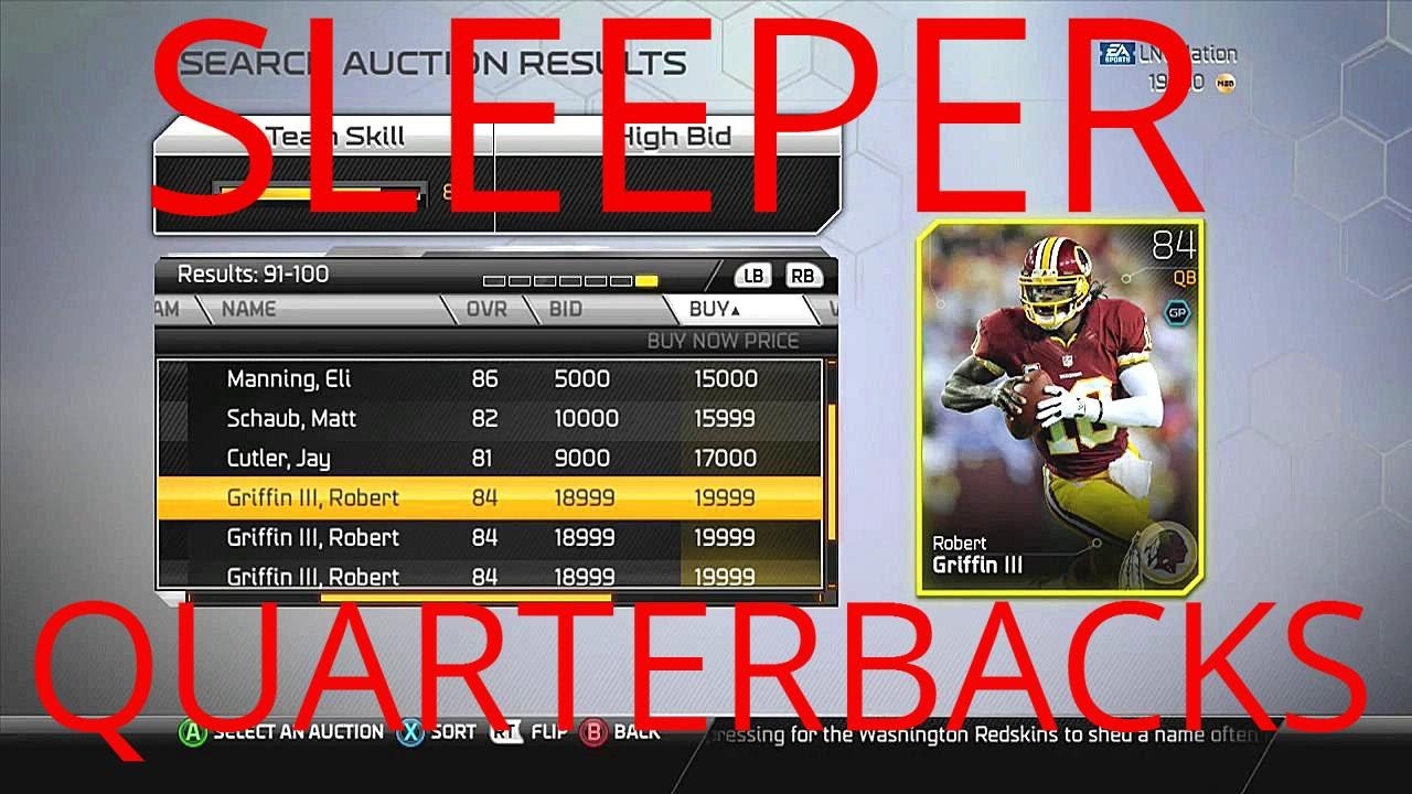 Обзор аукциона Madden 25 Ultimate Team (обзор рынка), эпизод 1 | Спящие квотербеки | Лучшие покупки