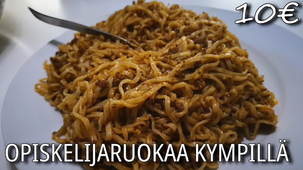 Opiskelijaruokaa kympill&auml;