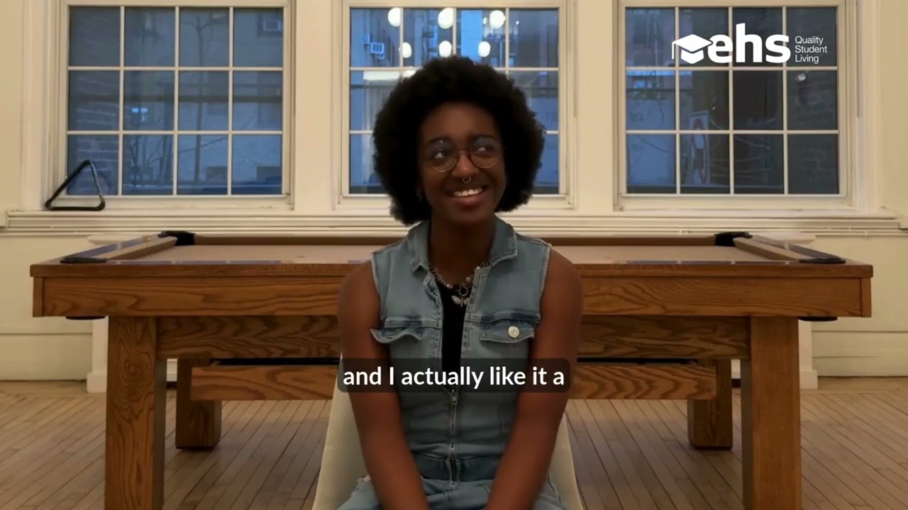EHS Resident Nico Talks About Life at Hudson Yards Campus | Educational Housing Services