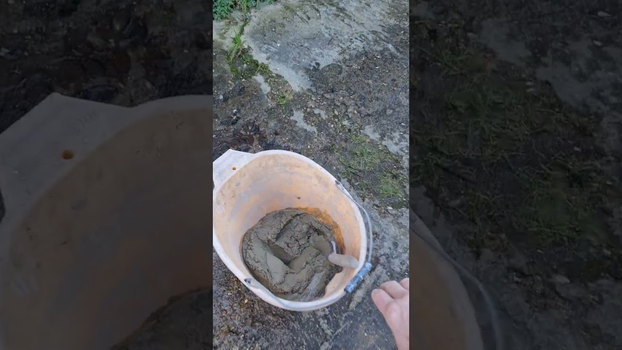 Pro Bucket & Mate, re-bedding a tiled verge.