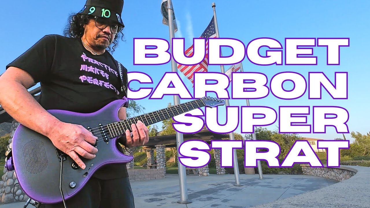 How GOOD is this BUDGET Carbon Fiber Super Strat?  ENYA INSPIRE