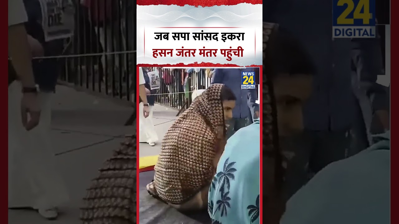 Iqra Hasan at Jantar Mantar | जब सपा सांसद इकरा हसन जंतर मंतर पहुंची | #iqrahasan #jantarmantar