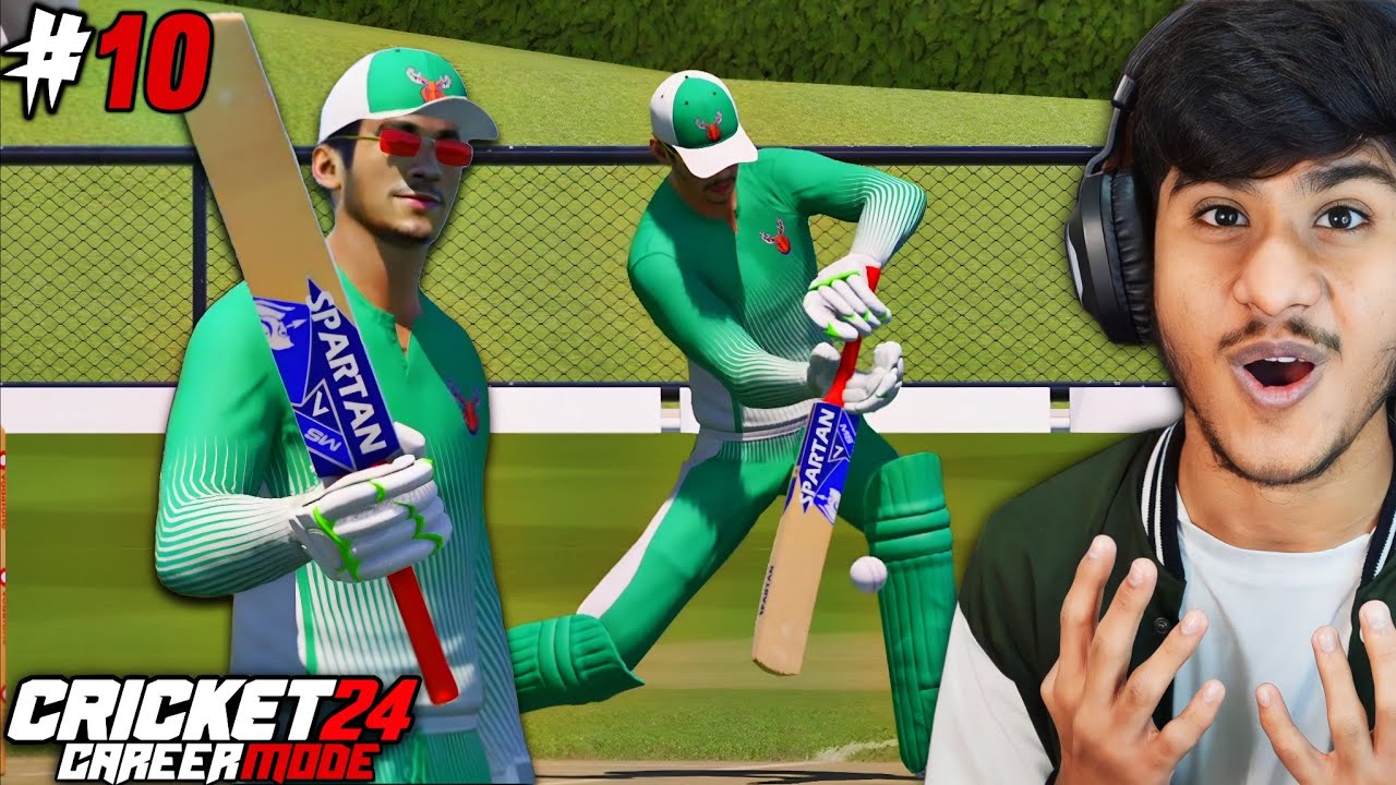 🔥DESTRUCTIVE T20 KNOCK & RANJI SELECTION | CRICKET 24 CAREER MODE GAMEPLAY #10