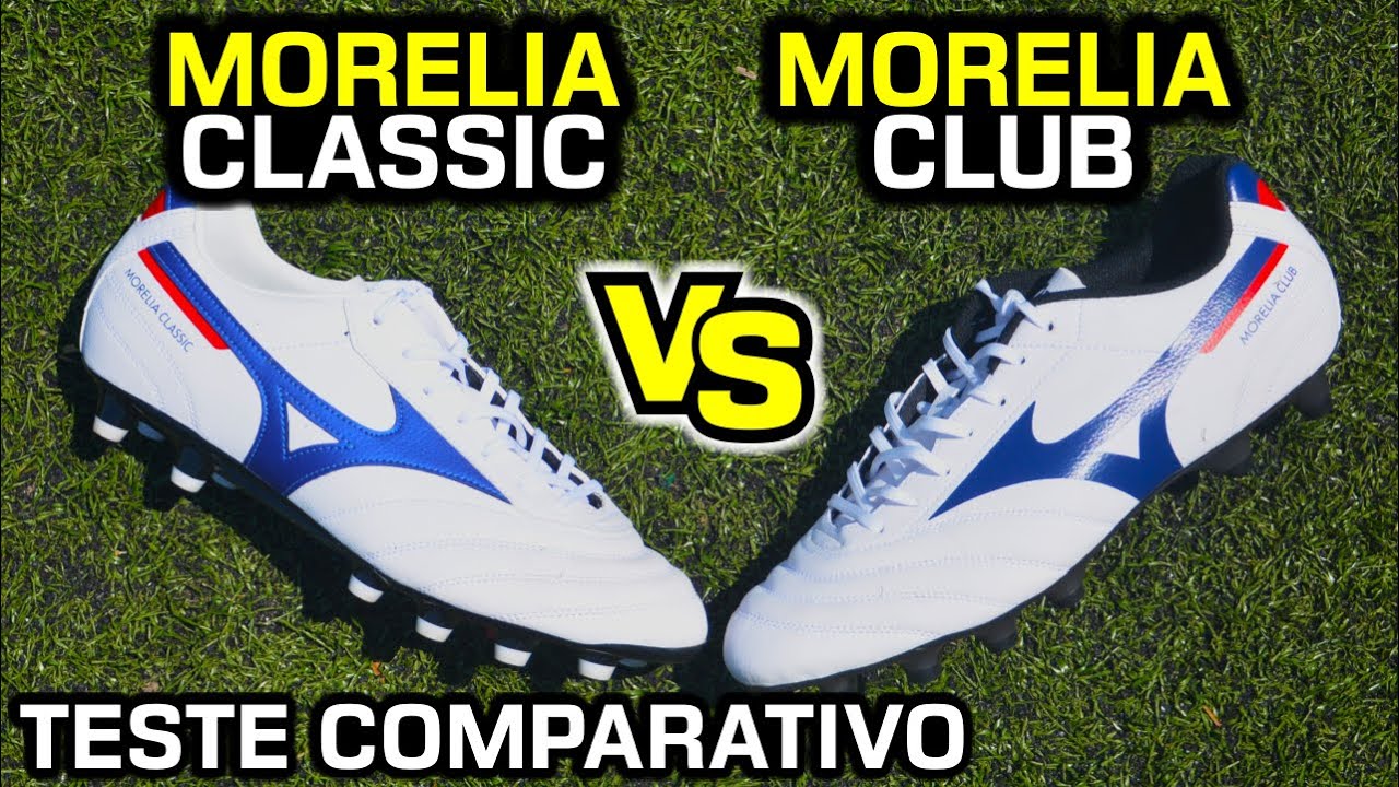 IGUAIS em CAMPO? 👀 - Teste comparativo Mizuno Morelia Club MD e Mizuno Morelia Classic MD
