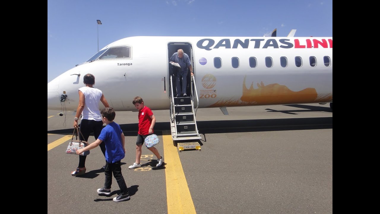 Qantaslink 2532 - Q400 Brisbane to Longreach via Barcaldine
