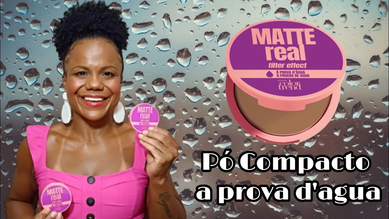 RESENHA P&Oacute; MATTE REAL A PROVA D'&Aacute;GUA AVON 412Q E 432N | CAMILA DIAS