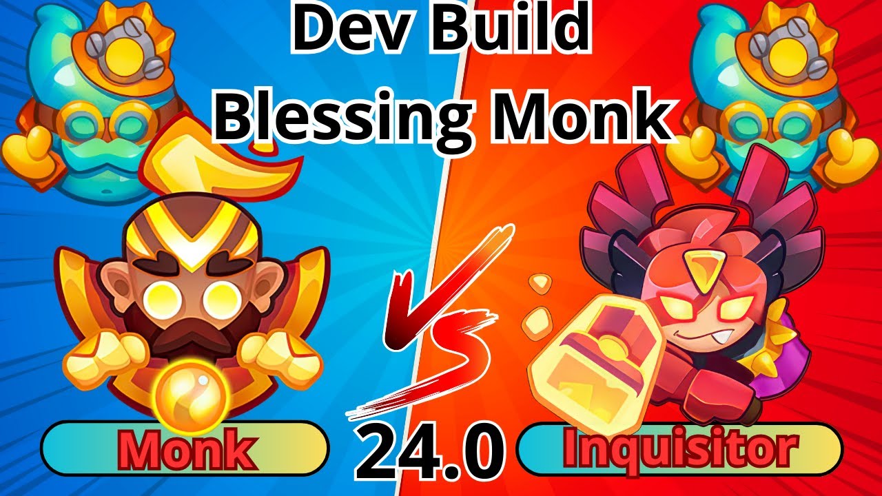 BLESSING MONK 100+ STACKS WITH SCRAPPER | DEV BUILD | RUSH ROYALE