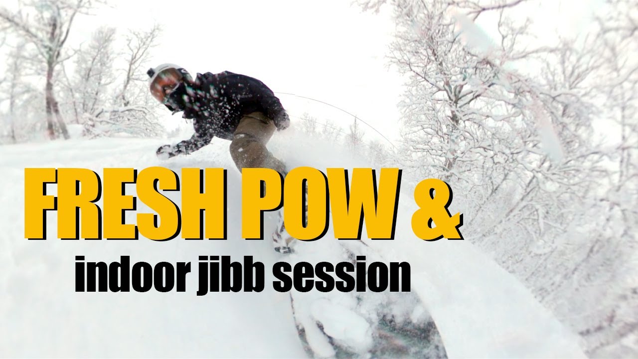 DAY 16 - SHREDDING POW & JIBBING PRACTICE INSIDE MY CABIN