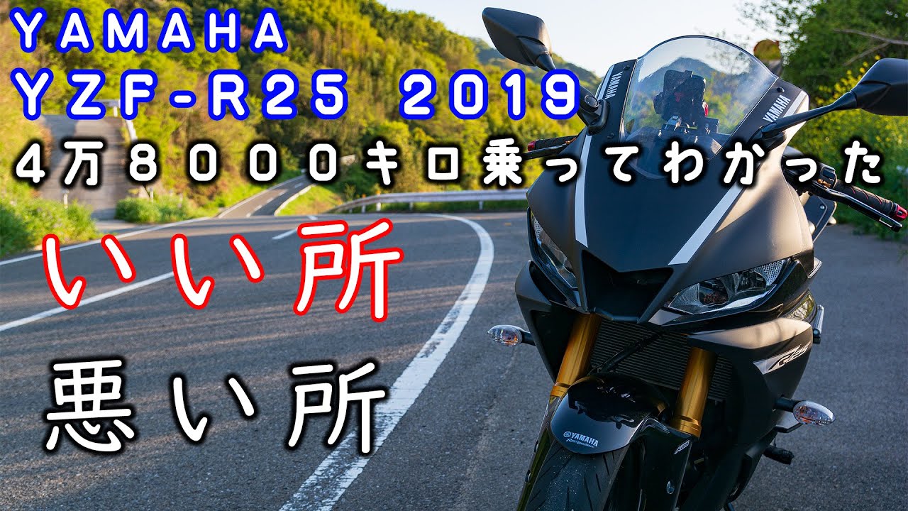 大人気の【YZF-R25】3年で4.8万km走ったオーナーによるインプレッション