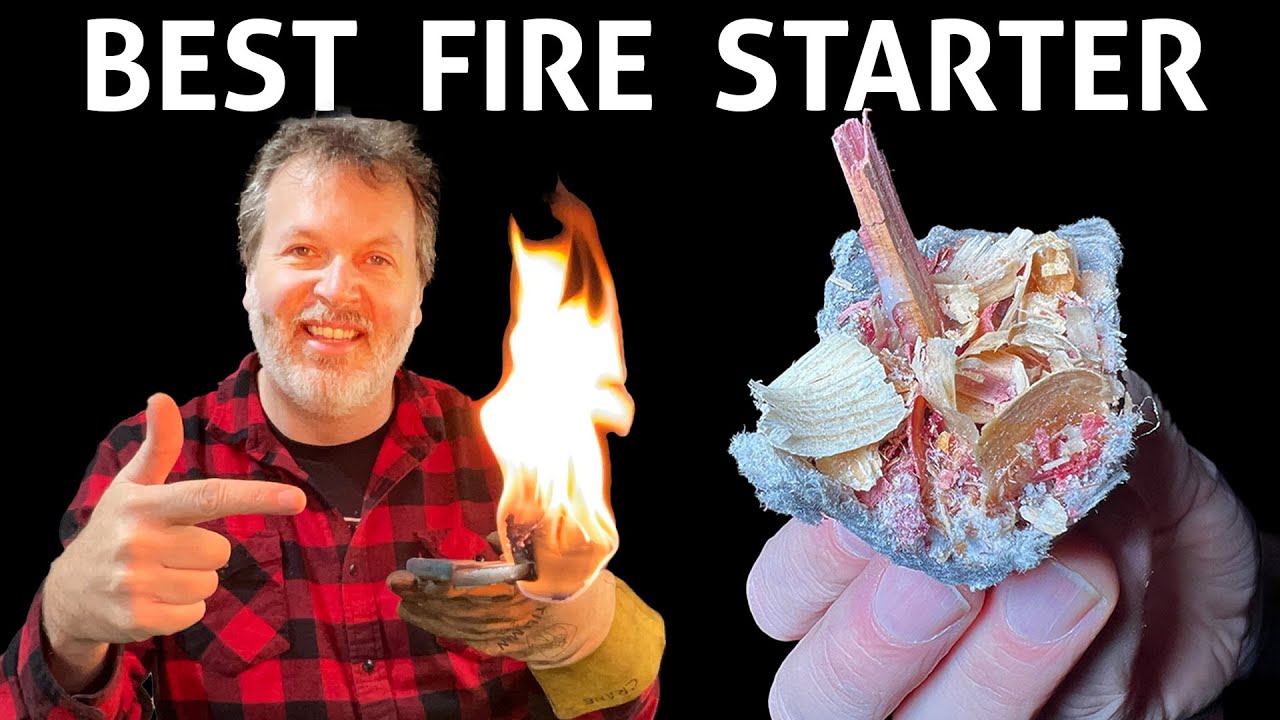 The Best Fire Starter You Can Make! Liquid Paraffin & Cedar Chips