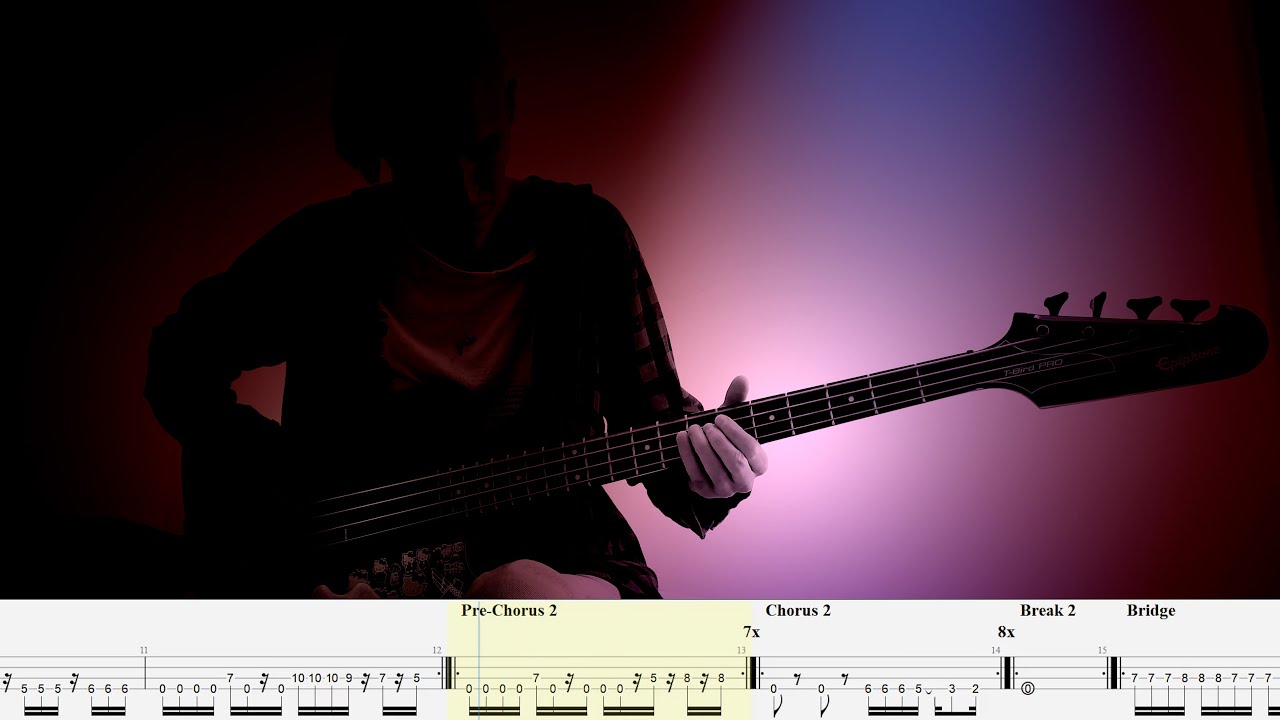 The Reflecting God – Marilyn Manson – Bass cover with (4k)