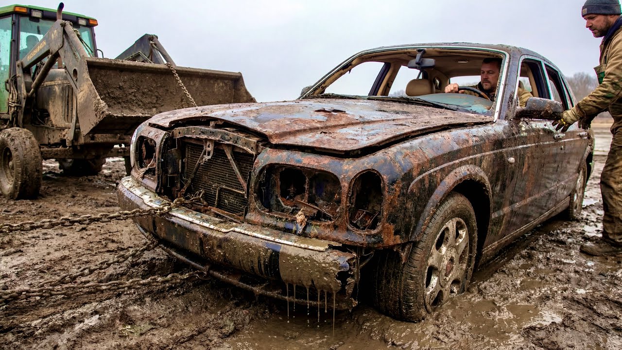 Asmr Car Restoration! of a Bentley Arnage Red Label 2000 from Total Disrepair to Looking New
