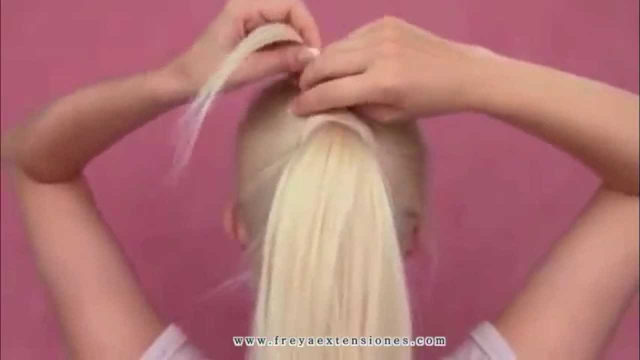 Cola Alta con tus Freya Extensiones de Cabello