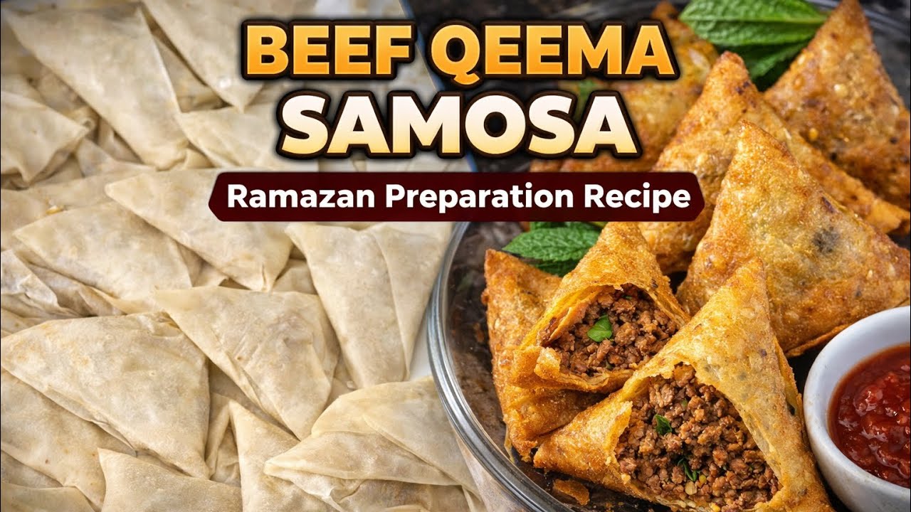 Beef qeema samosa | ramazan preparation recipe 2026 | a must try recipe 