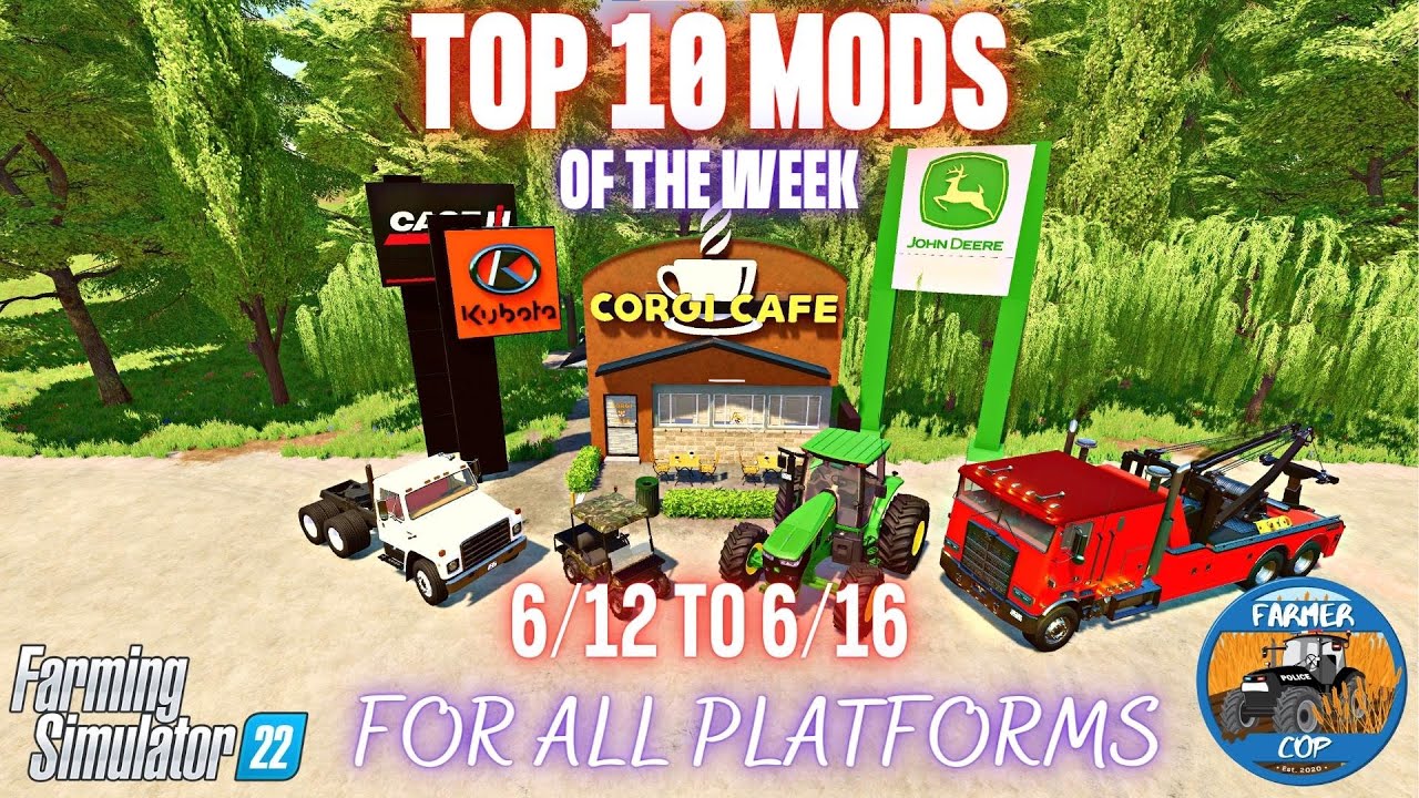 TOP 10 MODS OF THE WEEK - Farming Simulator 22
