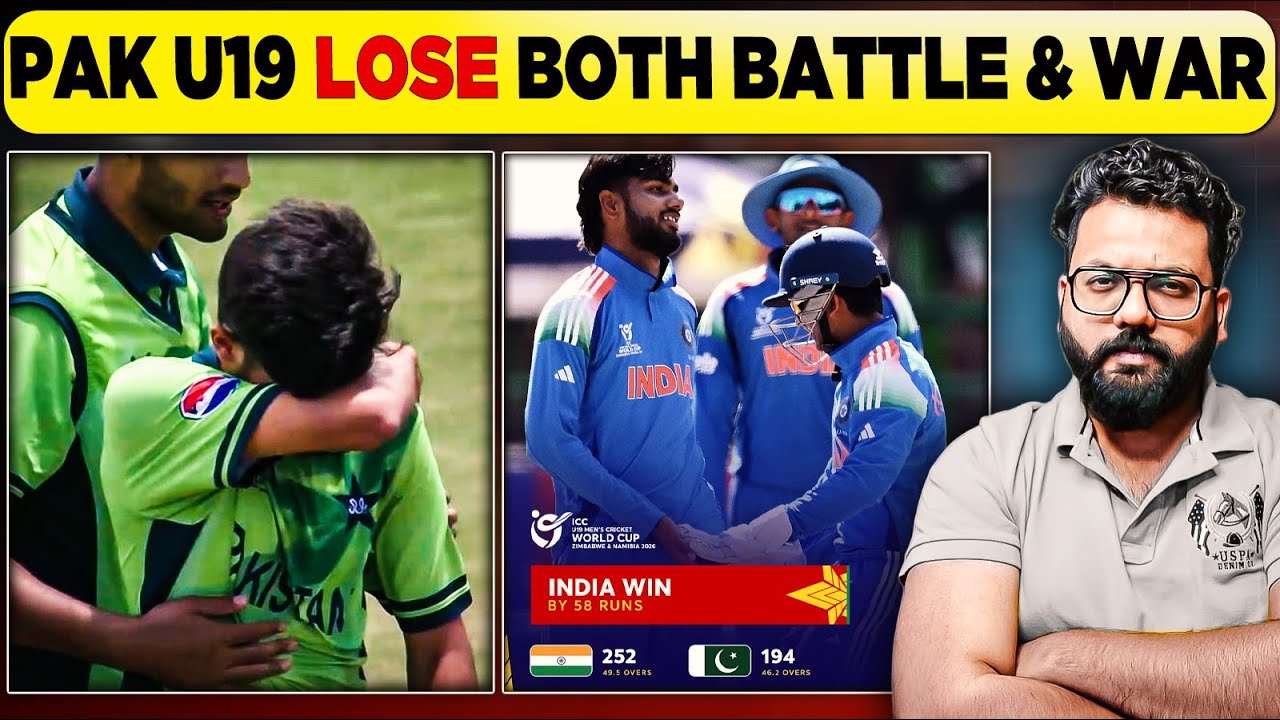 How Pakistan Lost the U19 World Cup Without Fighting | Pakistan U19’s Shocking Tactics Gift India
